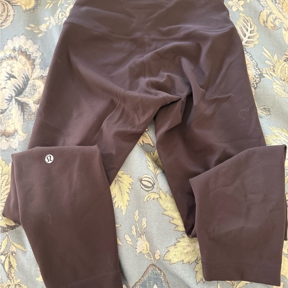 Lululemon Brown Leggings size 6 gently used - Picture 4 of 4